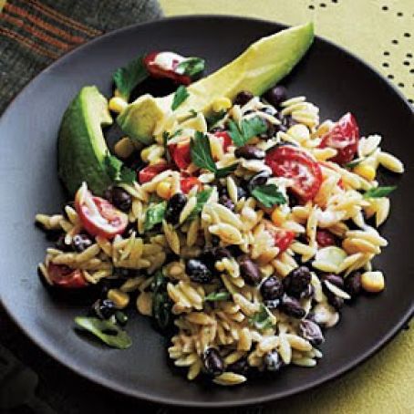 Orzo Salad with Spicy Buttermilk Dressing