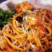 Chicken Fettuccine, Cajun Style