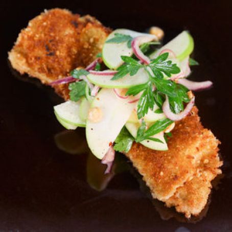 Mario Batali's Hazelnut Veal Milanese