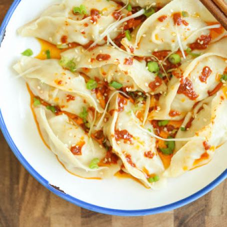 Spicy Chicken Potstickers