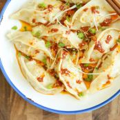 Spicy Chicken Potstickers