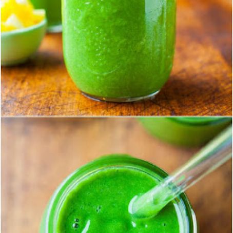 Tropical Green Smoothie (vegan, gluten-free)