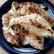 Brined Chicken with White Sauce