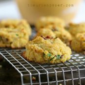 quickbread - pumpkin bacon chive coconut flour biscuits