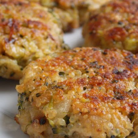 Cheesy Quinoa and Broccoli Patties