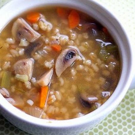 Mushroom Barley Soup