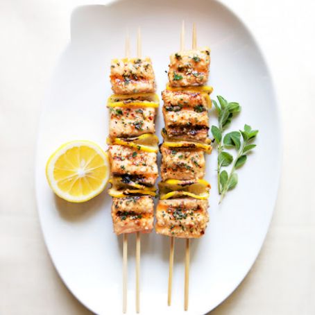 Spiced Salmon Kebabs