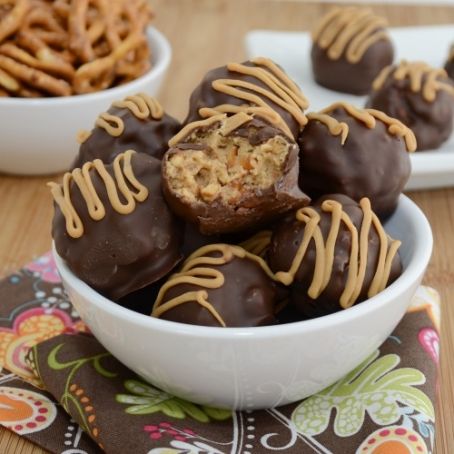Peanut Butter-Pretzel Truffles
