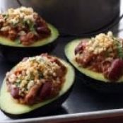 Chili Grilled Hass Avocados with Toasted Jalapeño Breadcrumbs