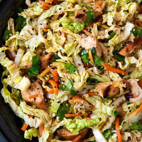 Grilled Ginger-Sesame Chicken Chopped Salad