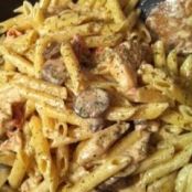 Spicy Shrimp and Chicken Pasta (Like Carino's)