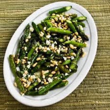 Flat Belly - Asparagus w/Pine Nuts