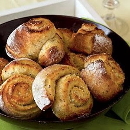Parmesan and thyme rolls