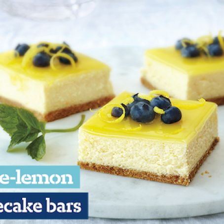 Double-Lemon Cheesecake Bars