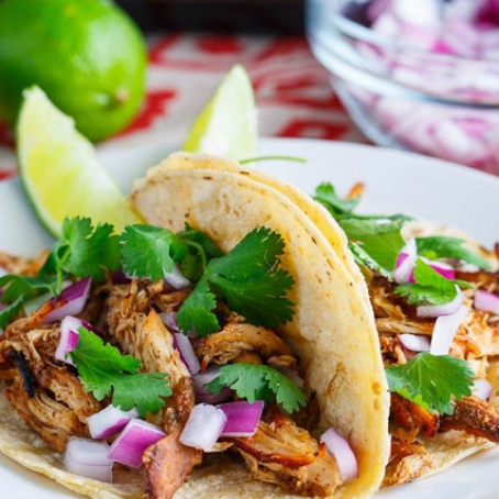 Cilantro Lime Chicken Tacos