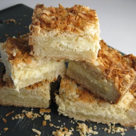 Toasted Coconut Cream Cheese Bars