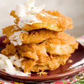 Fried Green Tomatoes with Vidalia Onion Relish