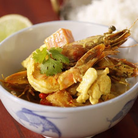 Fish and Prawn Curry