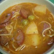 Sopa de Salchichón