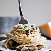 PASTA - Portobello and Leek Carbonara