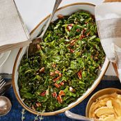 Quick-Cooked Collards with Pecans & Lemon