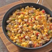Hash Brown Pork Skillet