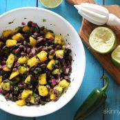 Grilled Chicken with Black Bean and Mango salsa