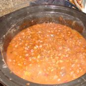 Slow Cooker Molasses Baked Beans