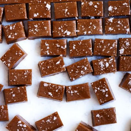 Bourbon–Sea Salt Caramels