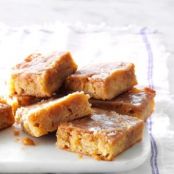 Glazed Apple-Maple Blondies
