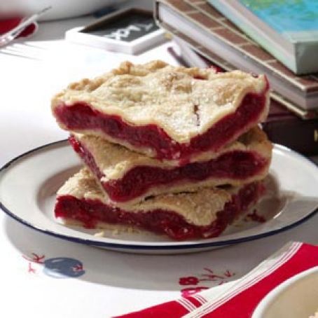 Raspberry Pie Squares Recipe