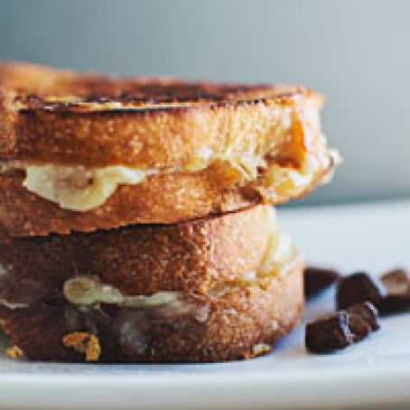 Grilled Fontina, Mushroom, and Sage Sandwiches