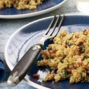 Bacon Quinoa with Almonds and Herbs