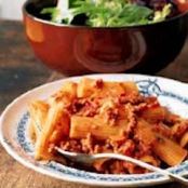 Rigatoni with Sausage and Tomato Cream Sauce