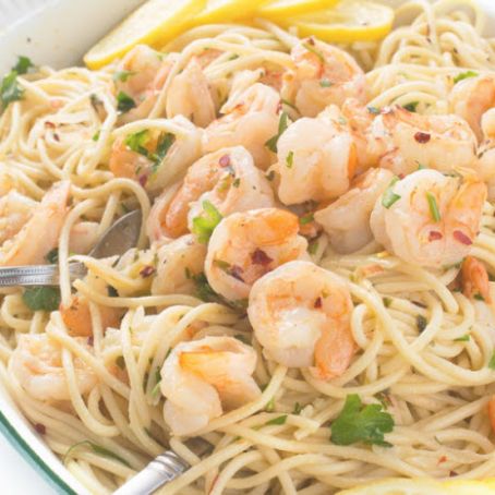 Shrimp Scampi with Pasta or Zoodles