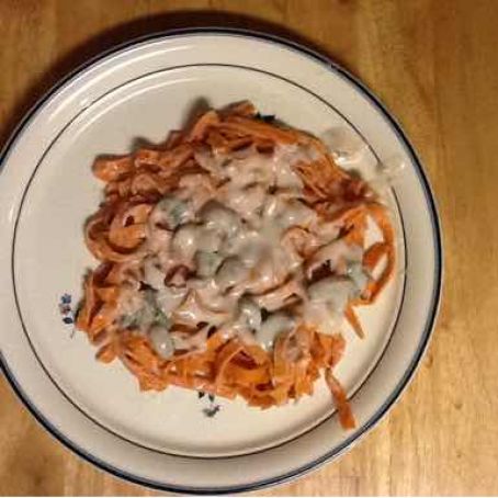 White wine sauce w/cheese