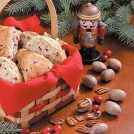Makeover Cranberry Pecan Scones Recipe