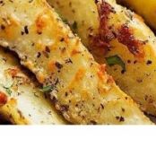 BAKED GARLIC PARMESAN POTATO WEDGES
