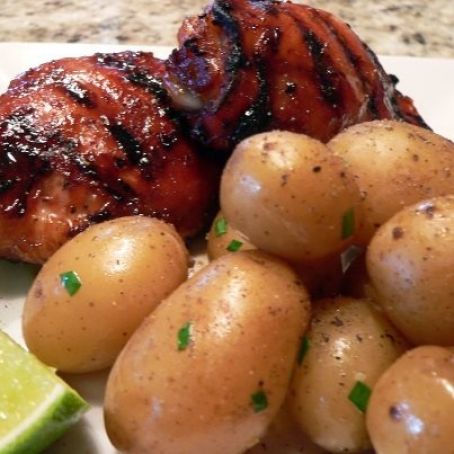 #KIphotocontest - Asian Barbeque Chicken with Baby Dutch Potatoes