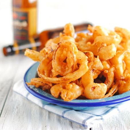 BEER BATTERED ONION RINGS