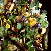 Grilled Vegetable and Rice Salad with Fish-Sauce Vinaigrette