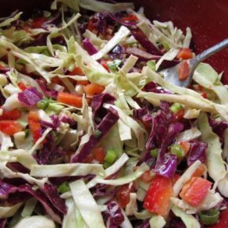Spicy No-Mayo Coleslaw