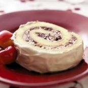 Chocolate Cherry Cake Roll