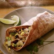 Corn, Chayote & Green Chile Burrito