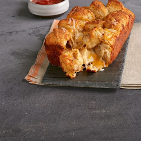 Cheesy Salsa Pull-Apart Bread