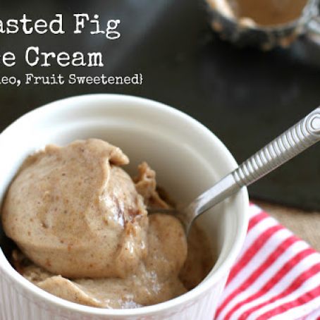 Roasted Fig Ice Cream (no churn)