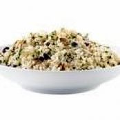 Quinoa with Garlic, Pine Nuts and Raisins