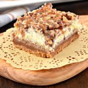 Pecan Pie Cheesecake Bars