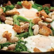One-Skillet Bean & Broccoli Rabe Supper