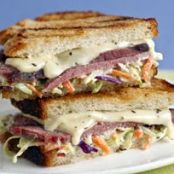 Garlic Lover's Beef Panini